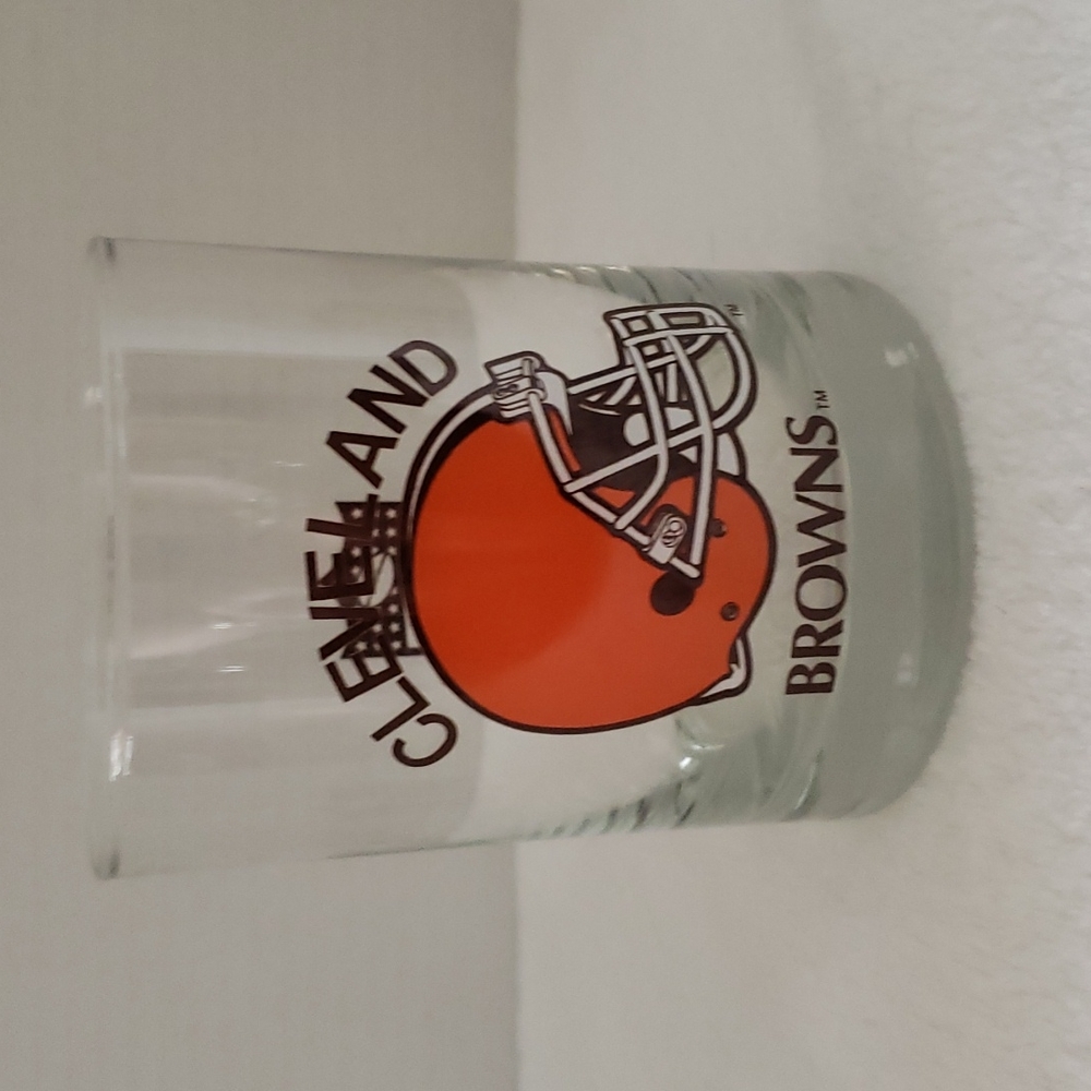 NFL Cleveland Browns High Ball Rock Glass